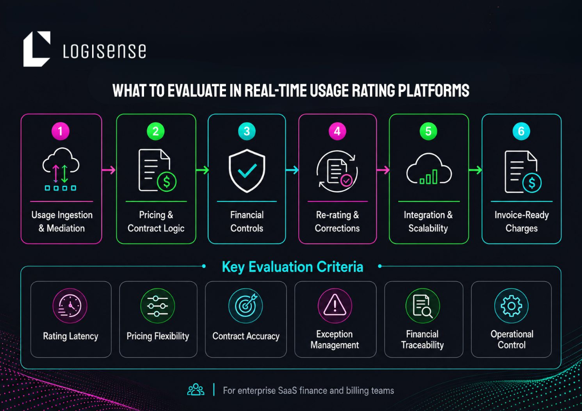 What to evaluate in real-time usage rating platforms